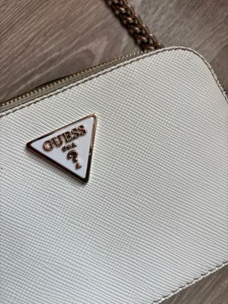 Bolso bandolera Guess blanco