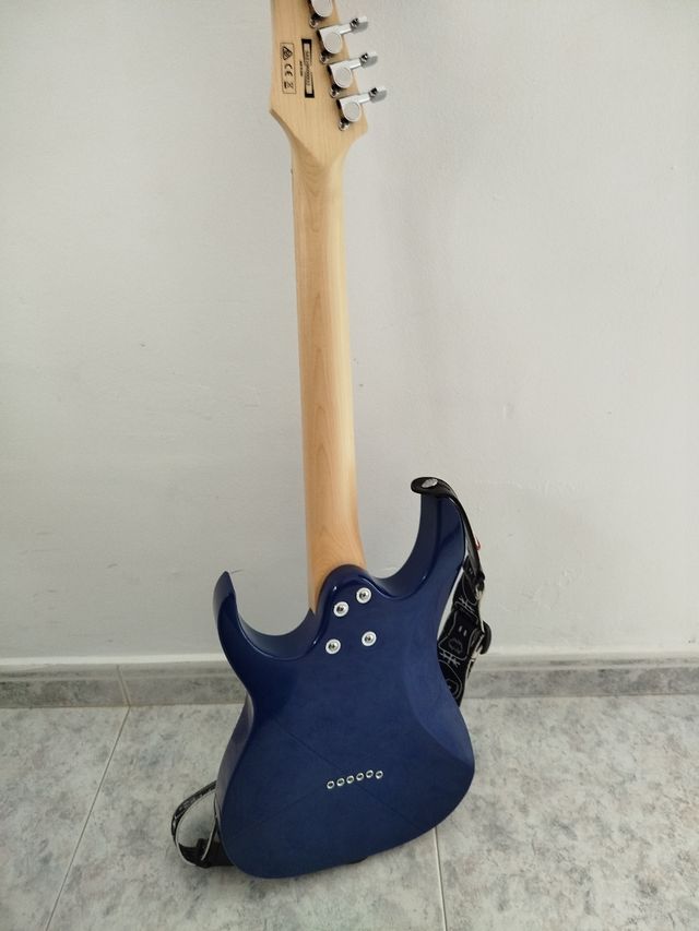 Guitarra Ibanez eléctrica azul - niño