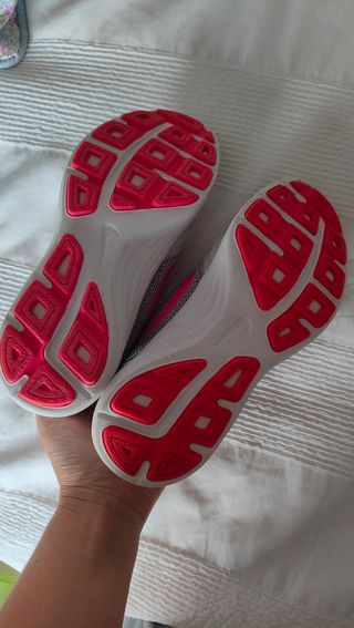 Tenis Nike niña Gris Rosa