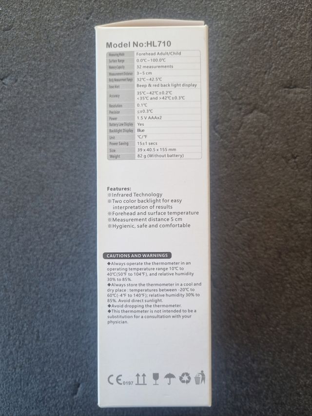 Termometro digitale Tecno senza contatto