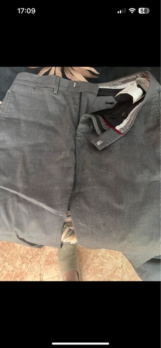 Pantalón Zara Man Gris