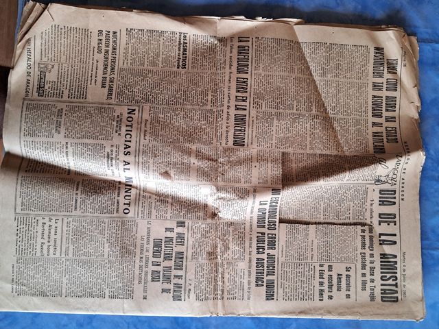 Heraldo Aragón - Muerte Juan XXIII