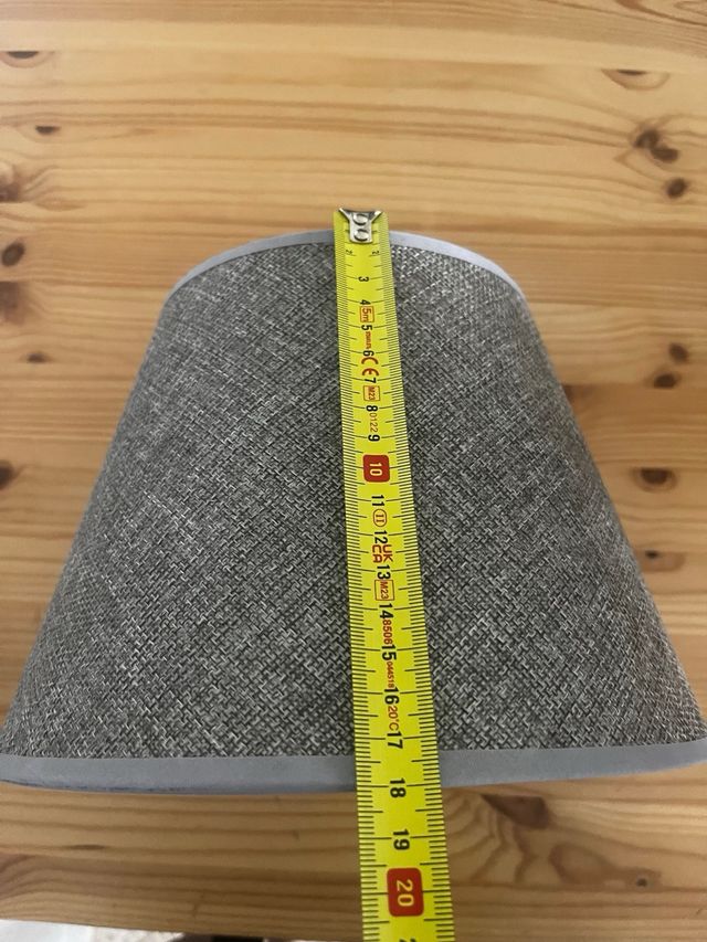 Pantalla lámpara gris - Amazon