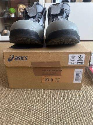Zapatos Asics Gris - Seguridad. 