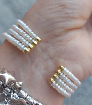 Bracciale perle oro 750..18kt