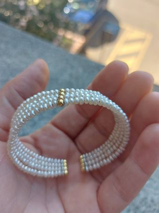 Bracciale perle oro 750..18kt