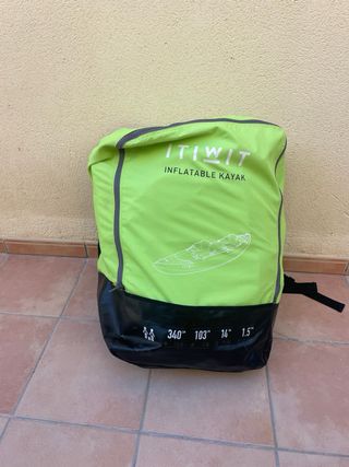 Kayak inflable ITIWIT 2 plazas + 2 remos