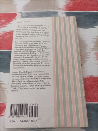 Al/antologia cuento literario (Spanish Edition)