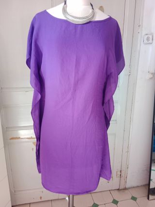 Vestido morado - Fiesta. Talla única
