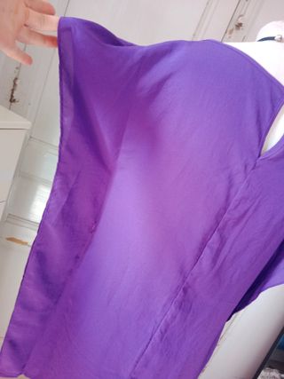 Vestido morado - Fiesta. Talla única