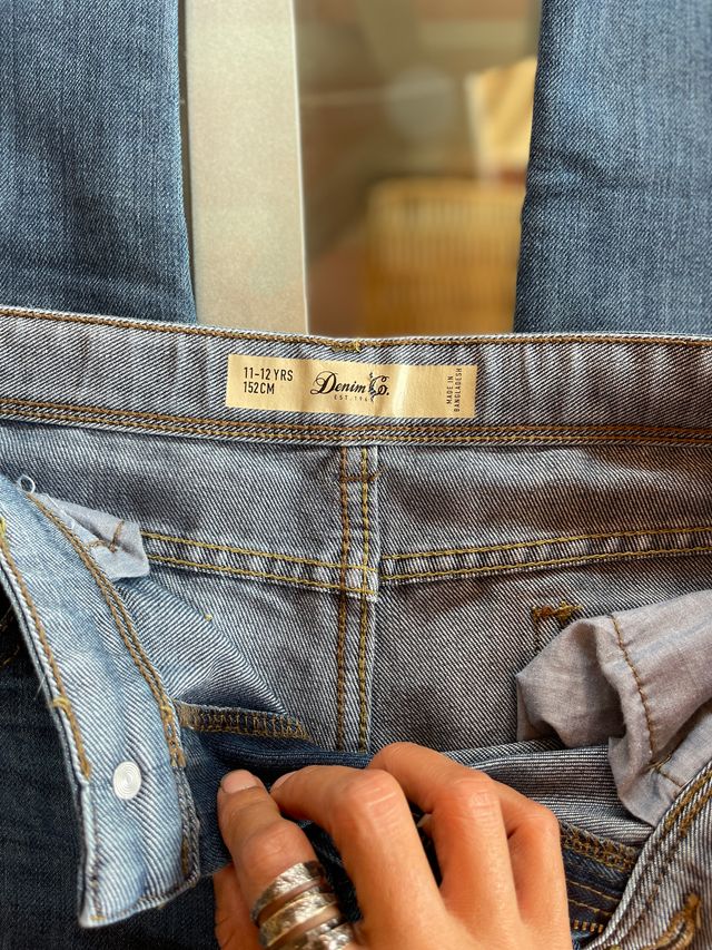 Jeans Denim Co niña, L (11-12 años)