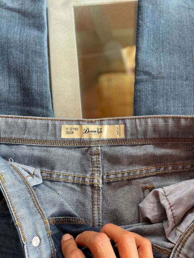 Jeans Denim Co niña, L (11-12 años)