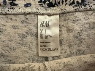 Shorts estivi con stampa floreale (tg S H&M)
