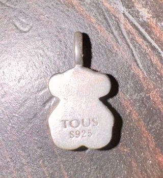 Colgante Tous oso verde plata