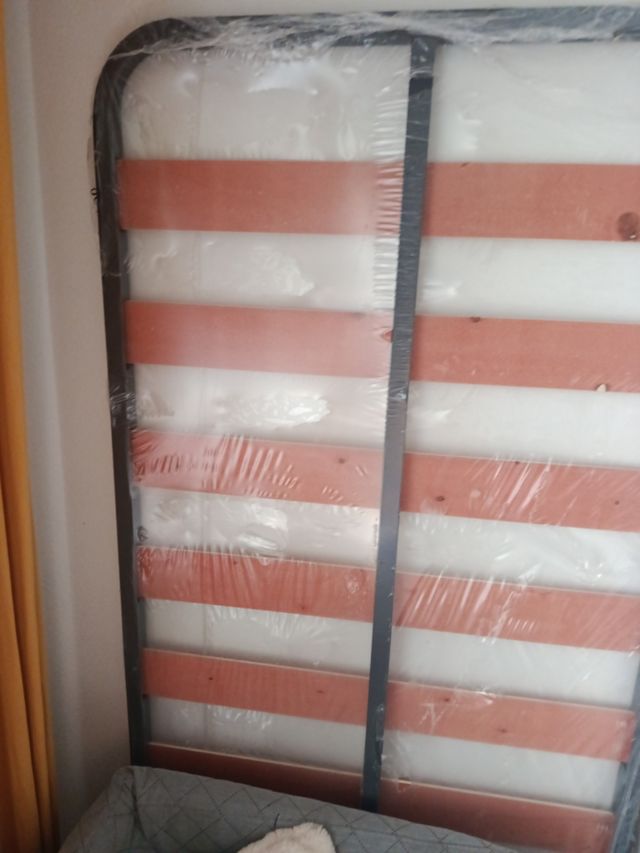 Somier 90cm - Metal y Madera