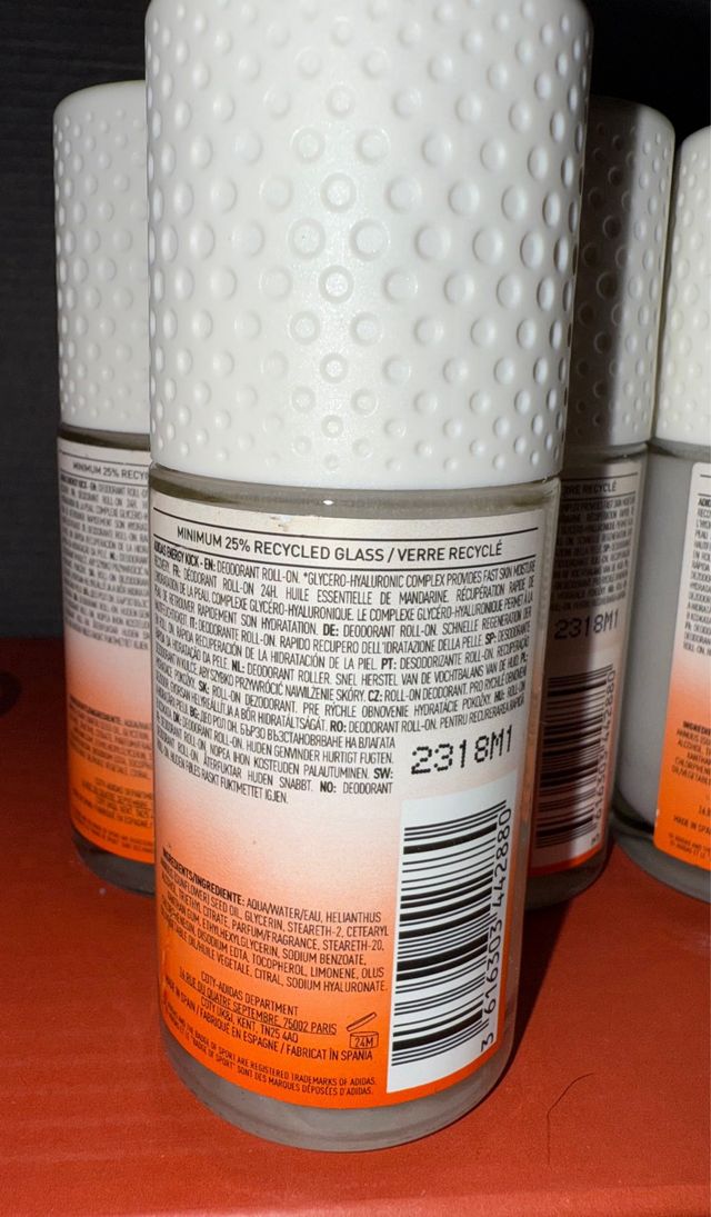 4 Desodorantes nuevos Adidas Energy Kick