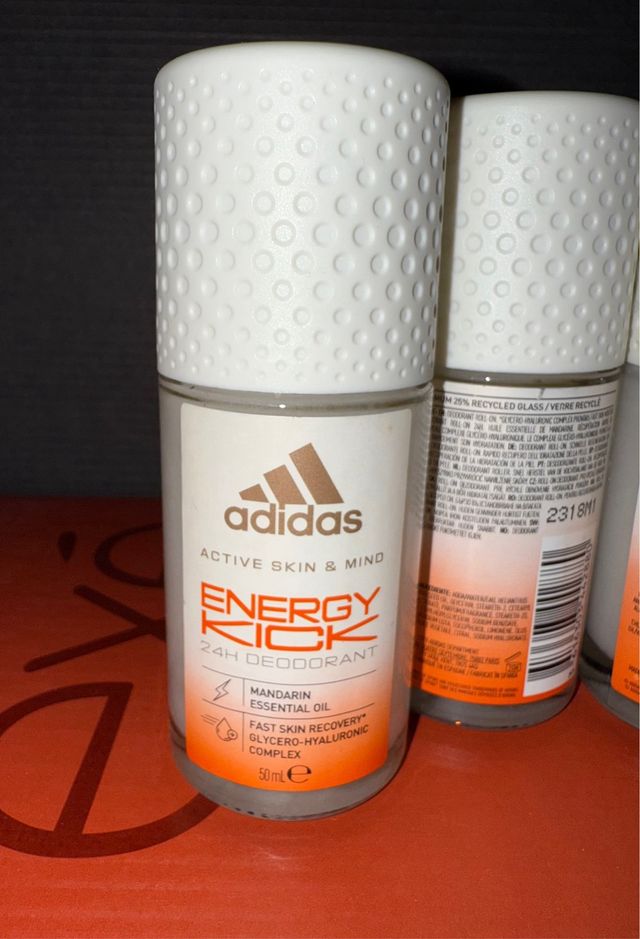 4 Desodorantes nuevos Adidas Energy Kick