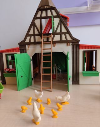 Granja, Barco Pirata y Barco Vikingo de Playmobil.
