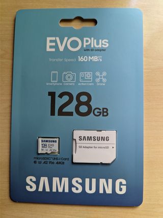 6x Tarjetas Samsung EVO Plus - 128GB