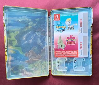 Steelbook Pokémon Spada&Scudo+box+codici NO GIOCHI