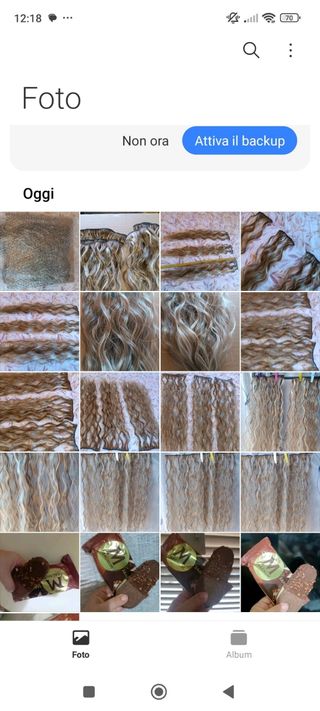 Extension capelli sintetici 60cm
