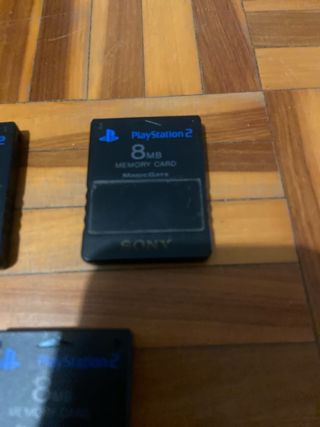 3x Memory Card Sony PS2 8MB