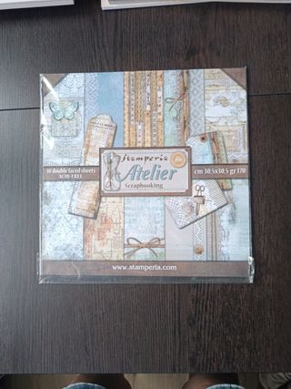 Papel Scrapbooking Stamperia colección Atelier