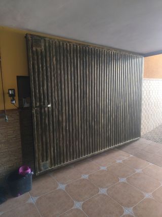 Puerta garaje hierro - 2,2m
