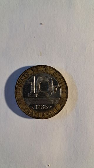 10 Franchi Francesi 1988 - Moneta