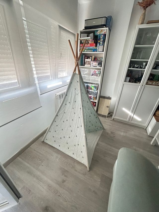 Tipi infantil mint con estampado