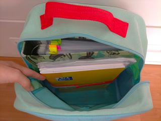 Mochila infantil escolar para el colegio.