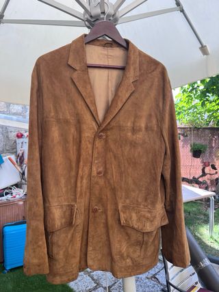 Chaqueta de ante de caballero. L