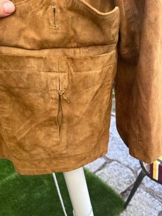 Chaqueta de ante de caballero. L