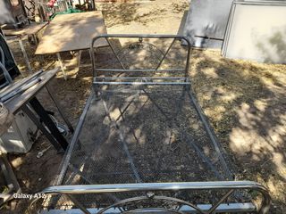 Cabecera cama antigua metal