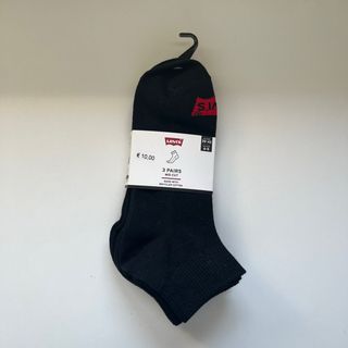 3 Paia Calzini Levi's - Neri - Mid Cut