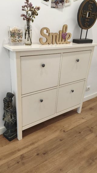 Zapatero Ikea Hemnes blanco
