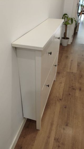 Zapatero Ikea Hemnes blanco