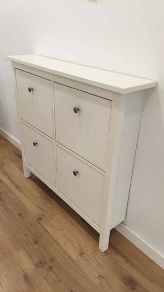 Zapatero Ikea Hemnes blanco