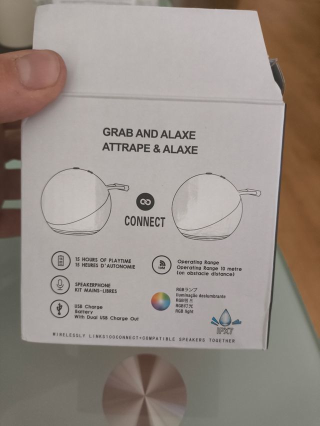 Altavoz Bluetooth negro