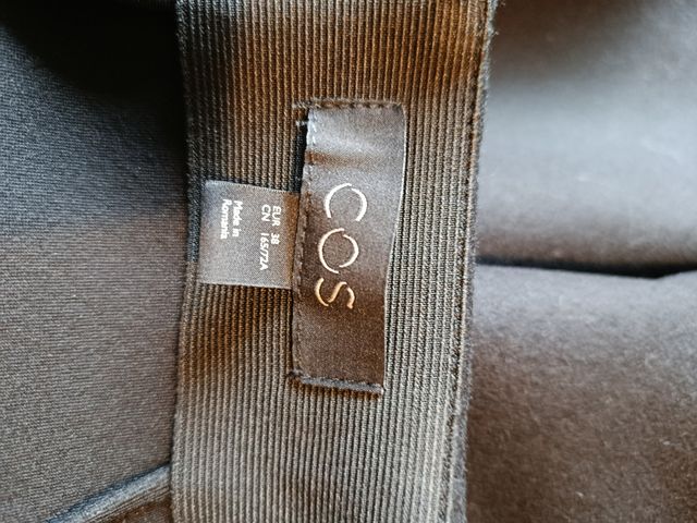 Falda negra - Mini Falda de lana