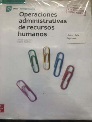 Operaciones administrativas RRHH
