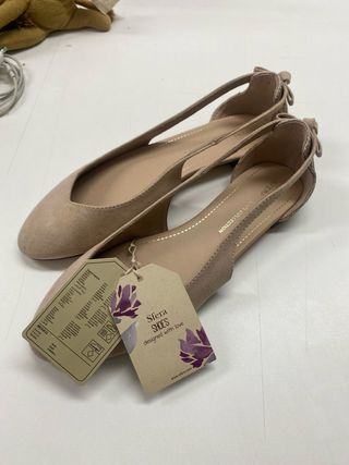 Sandalias planas Sfera beige - 37