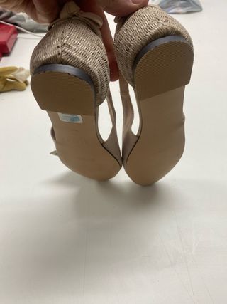 Sandalias planas Sfera beige - 37