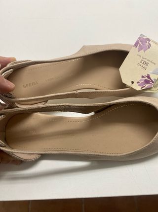 Sandalias planas Sfera beige - 37