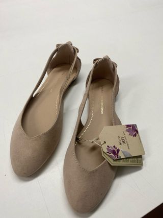 Sandalias planas Sfera beige - 37