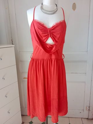 Vestido rojo fiesta - Talla 36