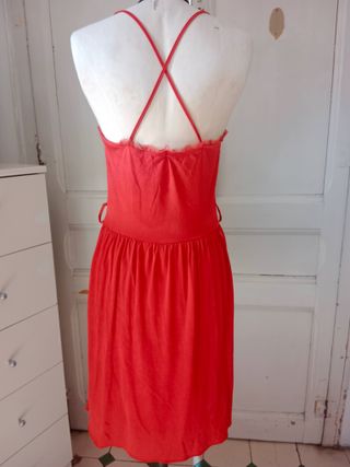 Vestido rojo fiesta - Talla 36