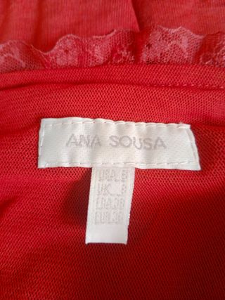 Vestido rojo fiesta - Talla 36