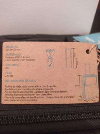 Maleta cabina negra