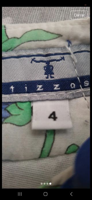 Vestido niña Tizzas talla 4